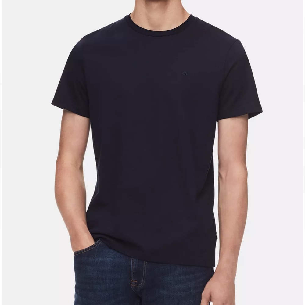 Calvin Klein Men’s Liquid Touch Short Sleeve Shirt (Size L)
